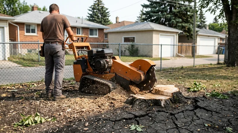 Stump Grinding Winnipeg
